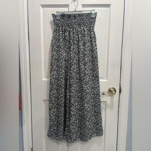 SIENNA SKY Wide Leg Floral Palazzo Pants Smocked Bohemian SIZE LARGE Pre Loved